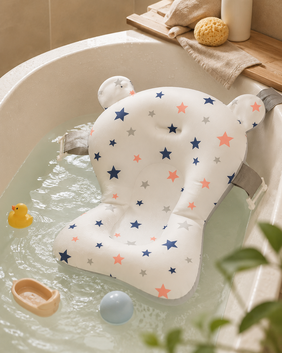 Baby Bath Support Seat Cushion lifestyle