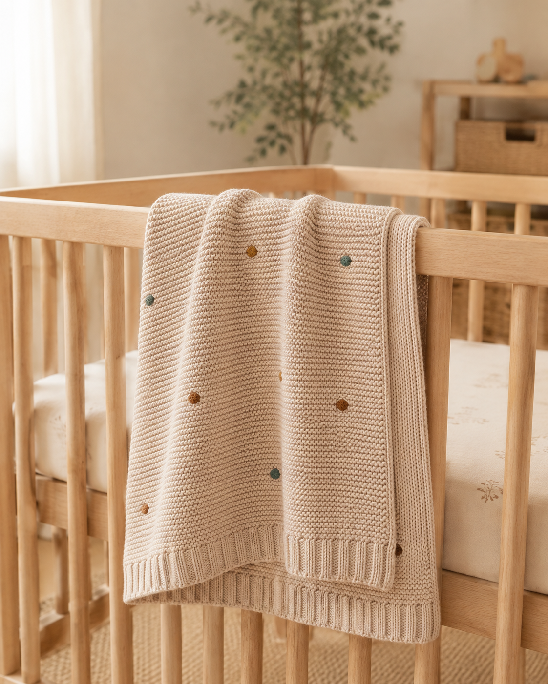 Infant & Toddler Knitted Blanket lifestyle