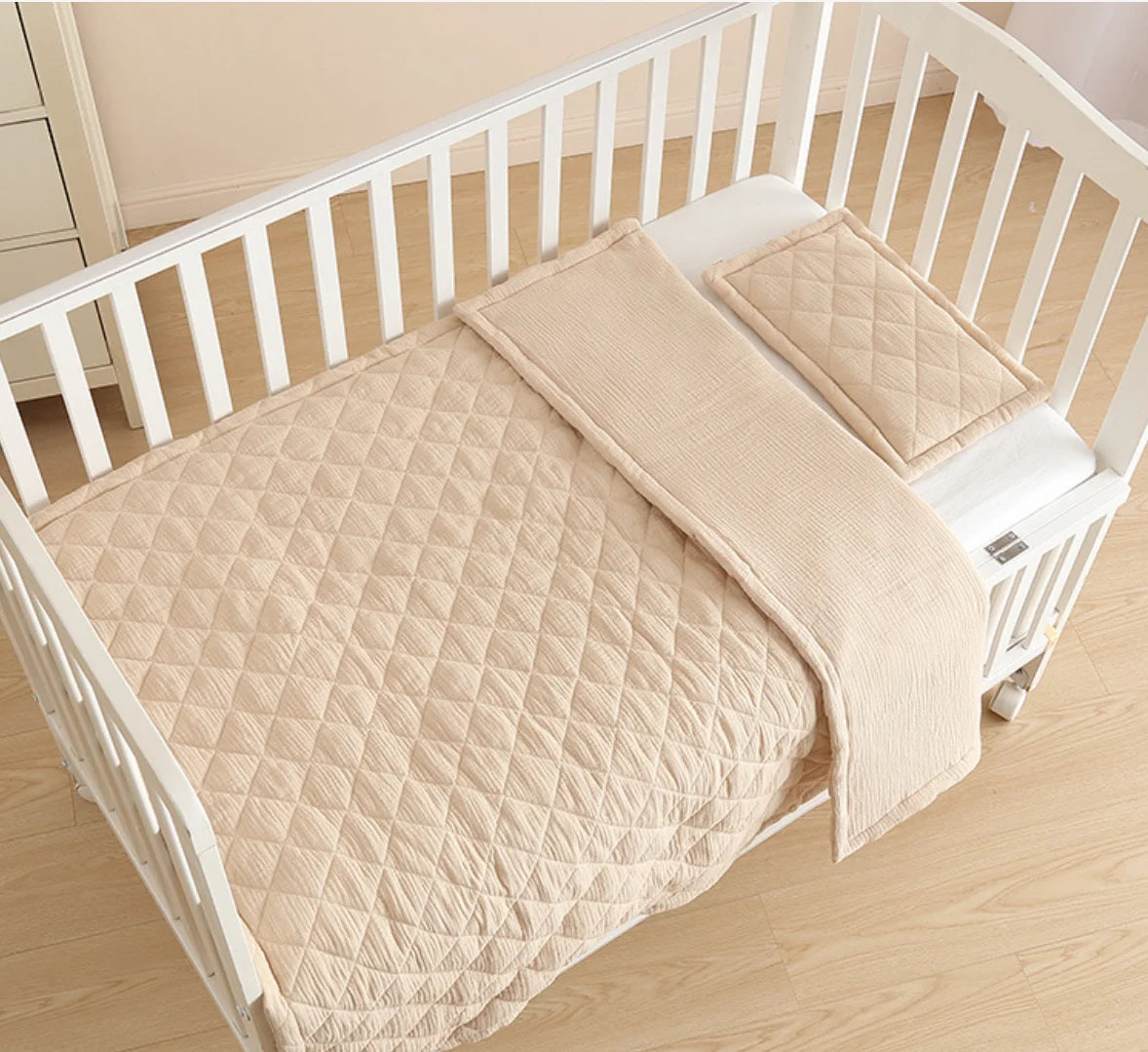 Padded Muslin Baby Quilt – 100% Cotton