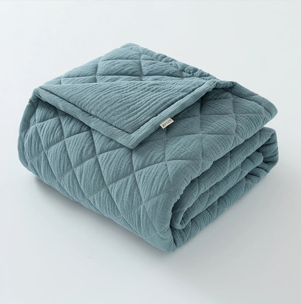 Padded Muslin Baby Quilt – 100% Cotton