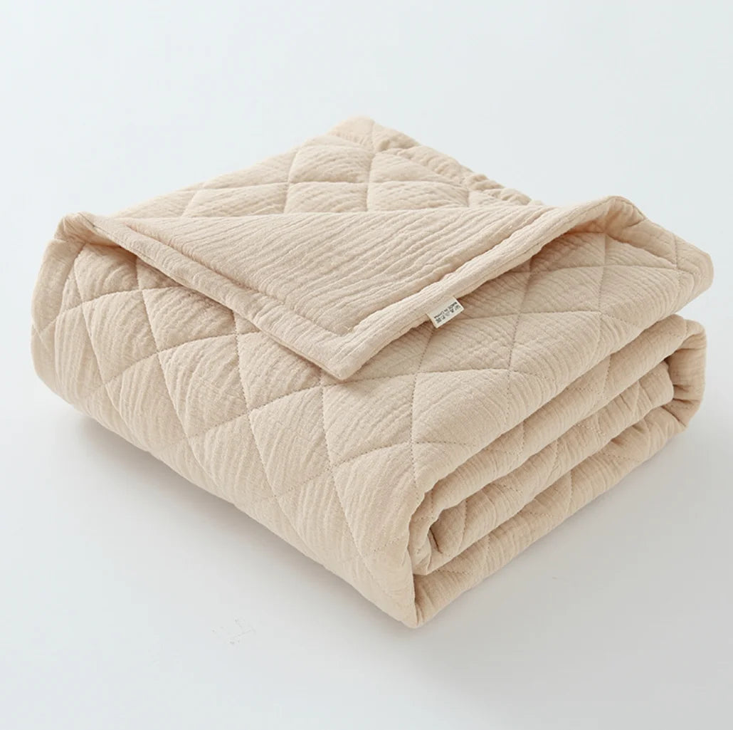 Padded Muslin Baby Quilt – 100% Cotton