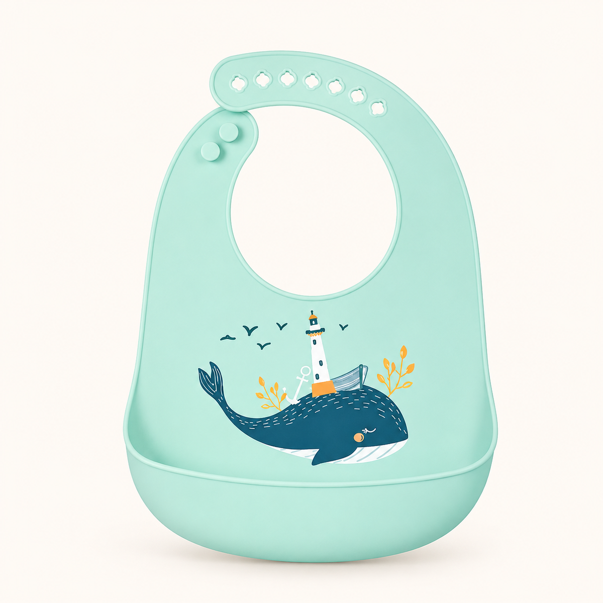 Silicone Baby Bibs – Animal Print